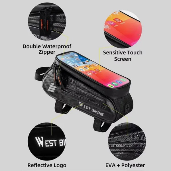 Waterproof Bike Phone Mount Bag 2