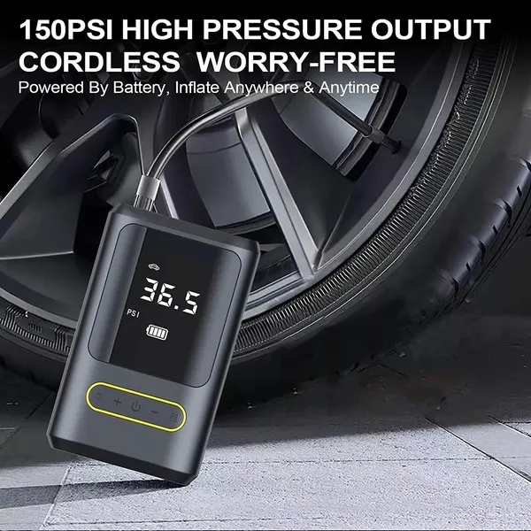 Portable Air Compressor — 150PSI Smart Tire Inflator 4