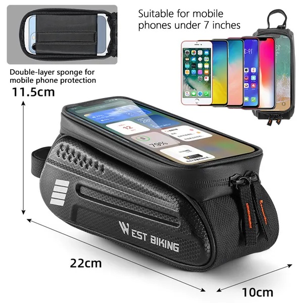 Waterproof Bike Phone Mount Bag 3