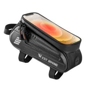 Waterproof Bike Phone Mount Bag – Touchscreen Compatible, 1.5L